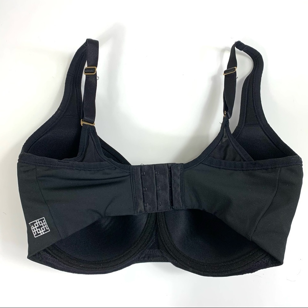 Natori Zen Contour Convertible Sport Bra Black Size 32G - Picture 8 of 11